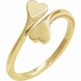 Engravable Heart Bypass Ring